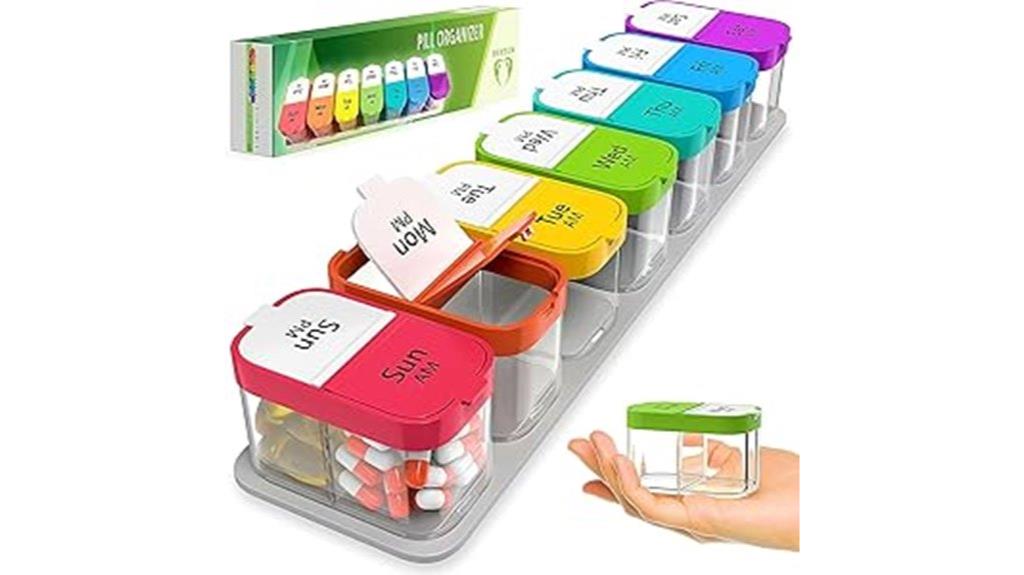 large weekly pill case