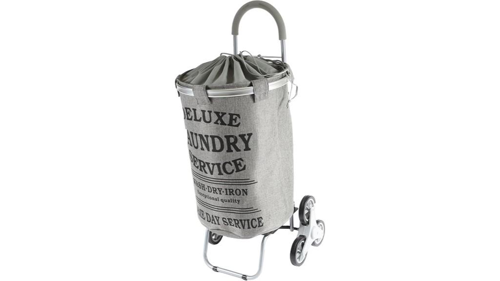 laundry trolley with stair climber