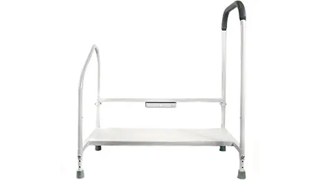 led lit bedside step stool
