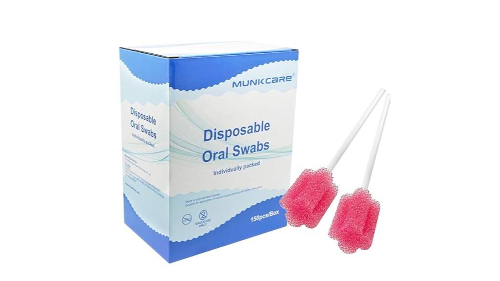 lemon flavored elderly oral sponges