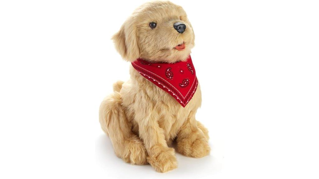 lifelike senior companion dog