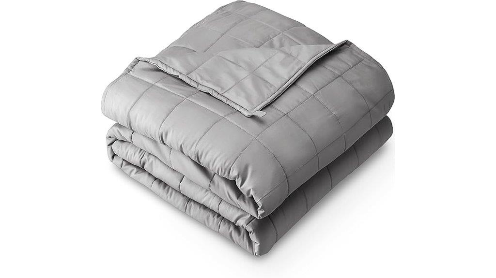 light grey 25lb blanket