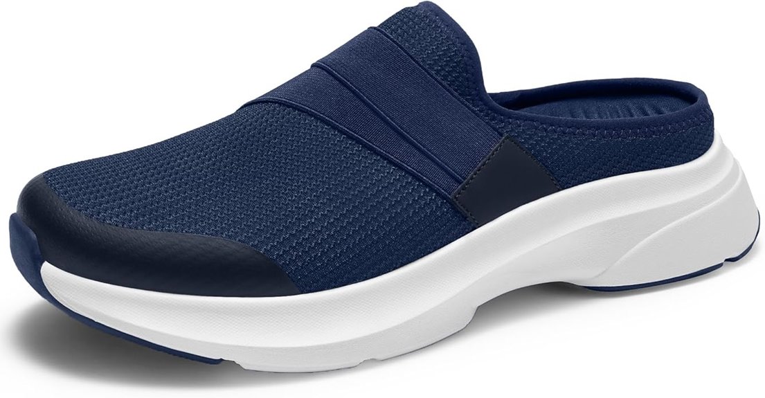 lightweight arch support mules