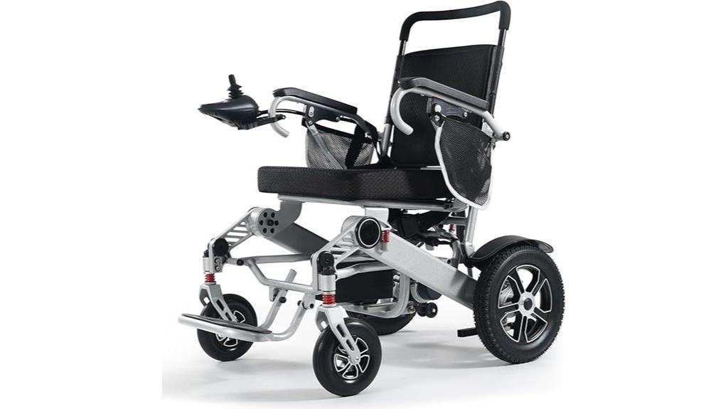 lightweight foldable power wheelchair