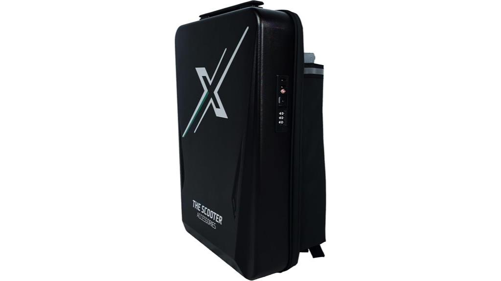 lockable backpack for scooter
