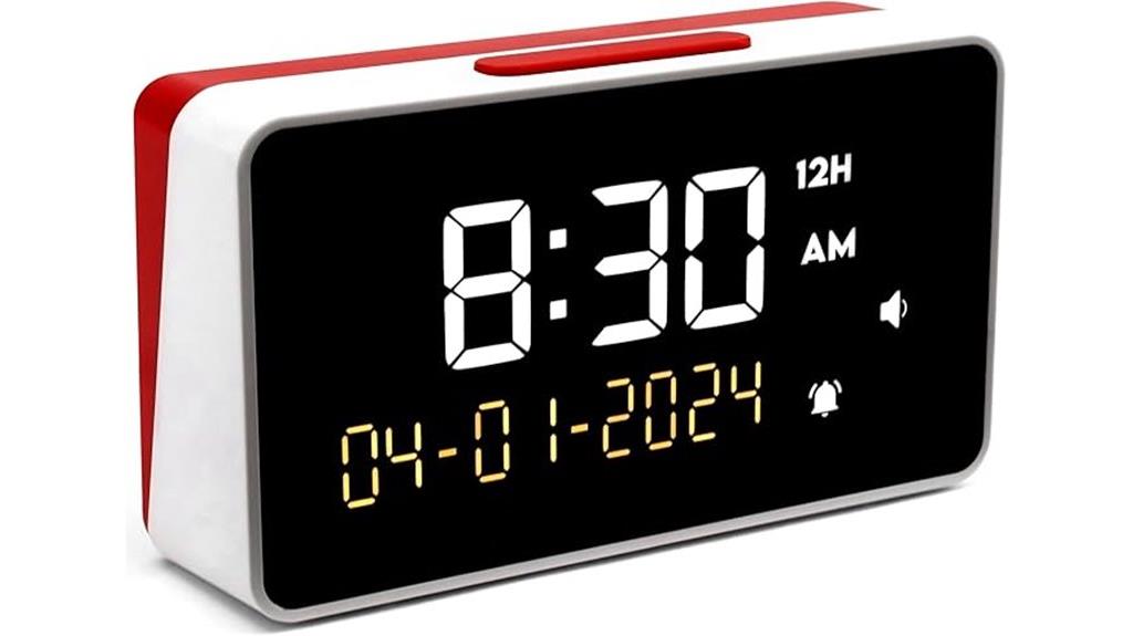 loud voice talking clock