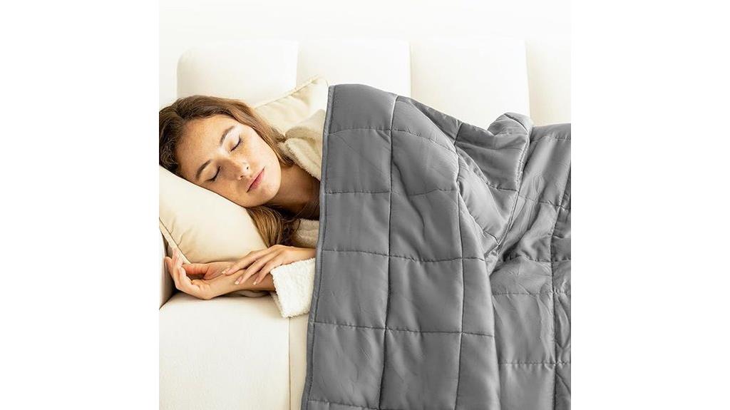 luxurious cotton weighted blanket