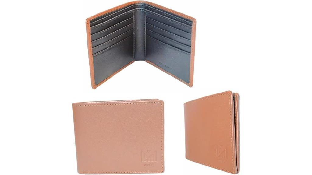 luxury rfid leather wallet