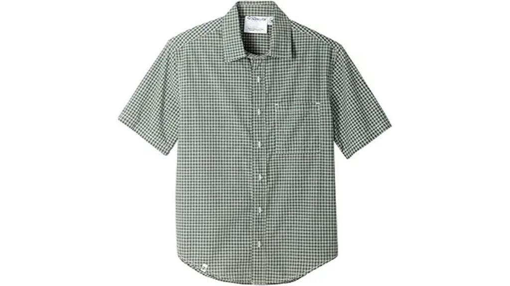 magnetic button short sleeve