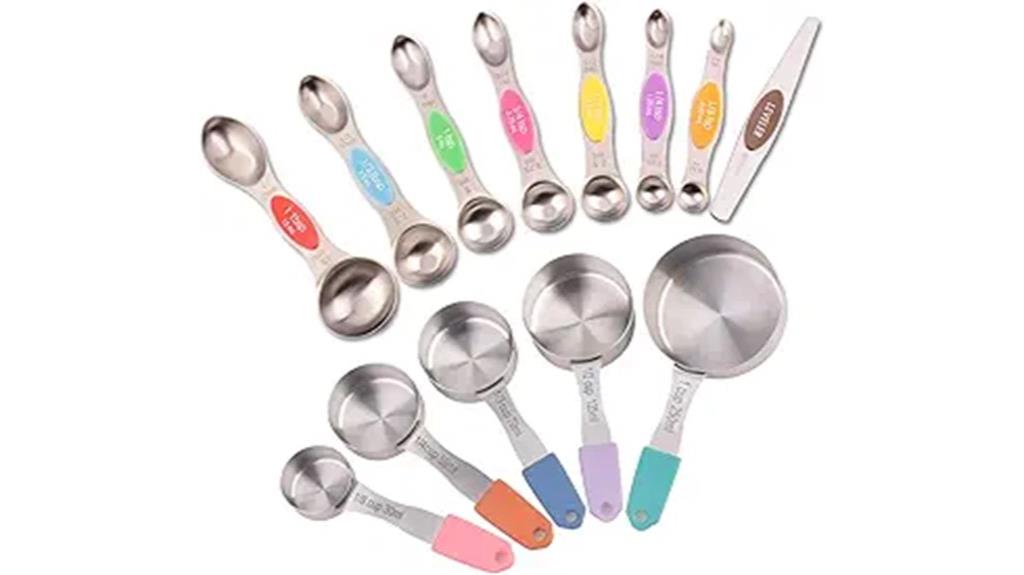 magnetic measuring cups set