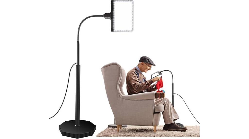 magnifying glass with light