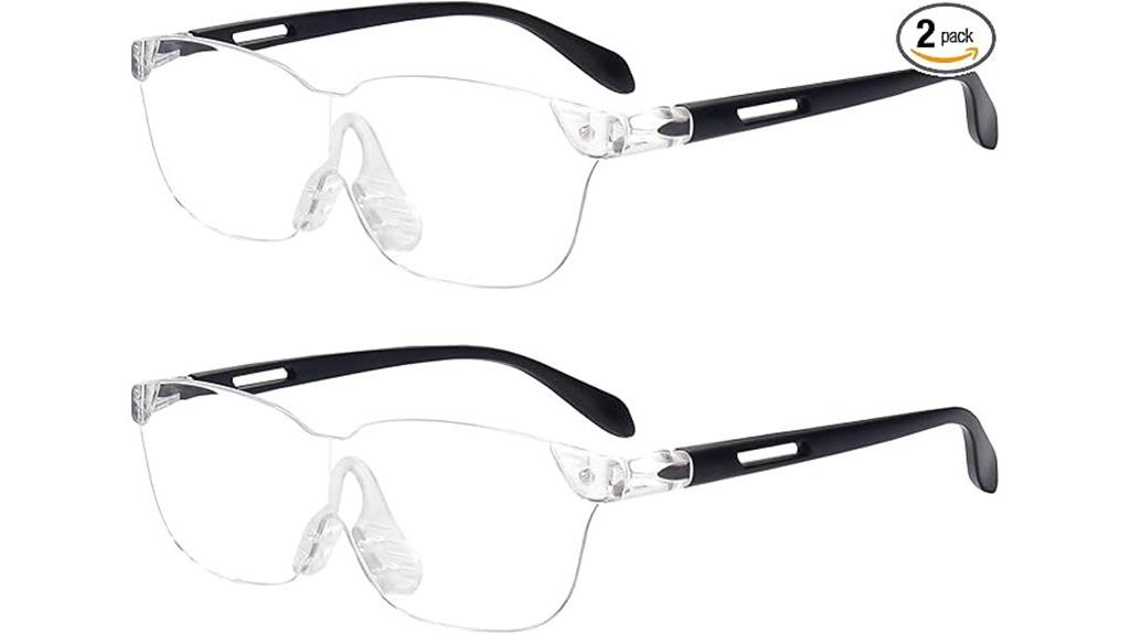magnifying glasses for close work