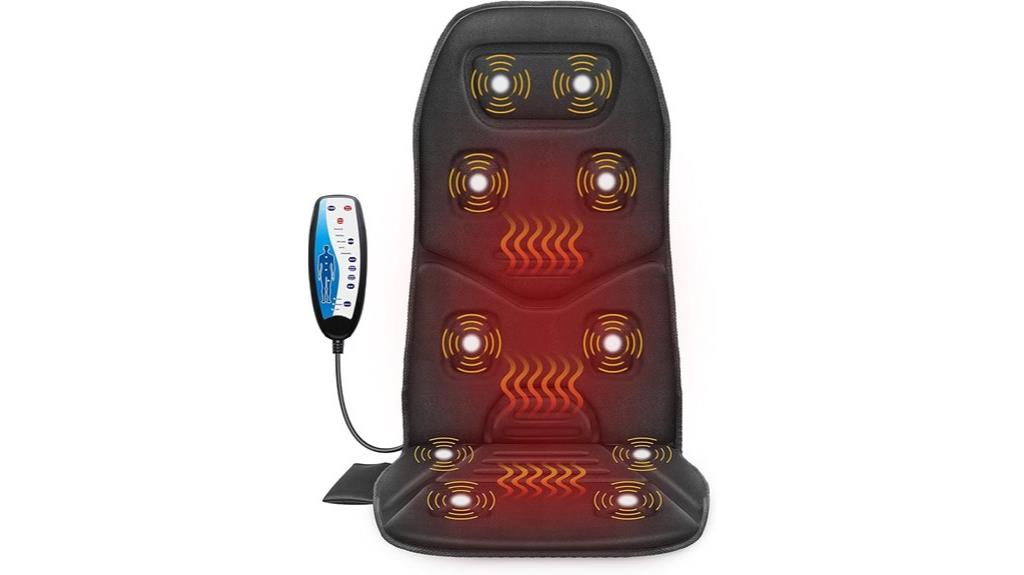 massage seat with heat