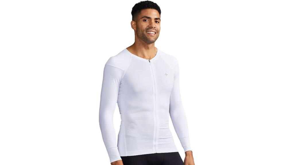 men s compression shirt with zipper