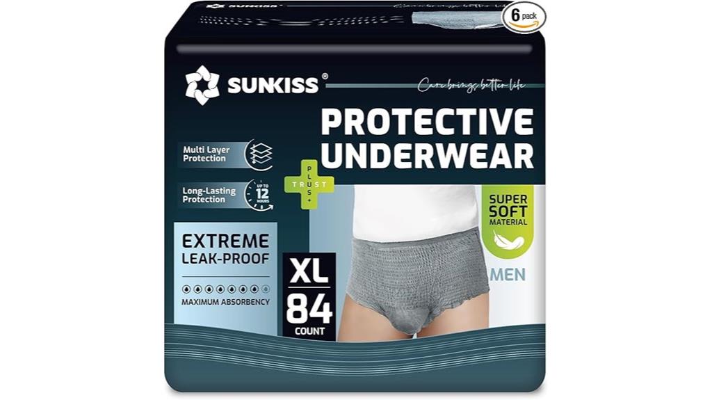men s large grey underwear