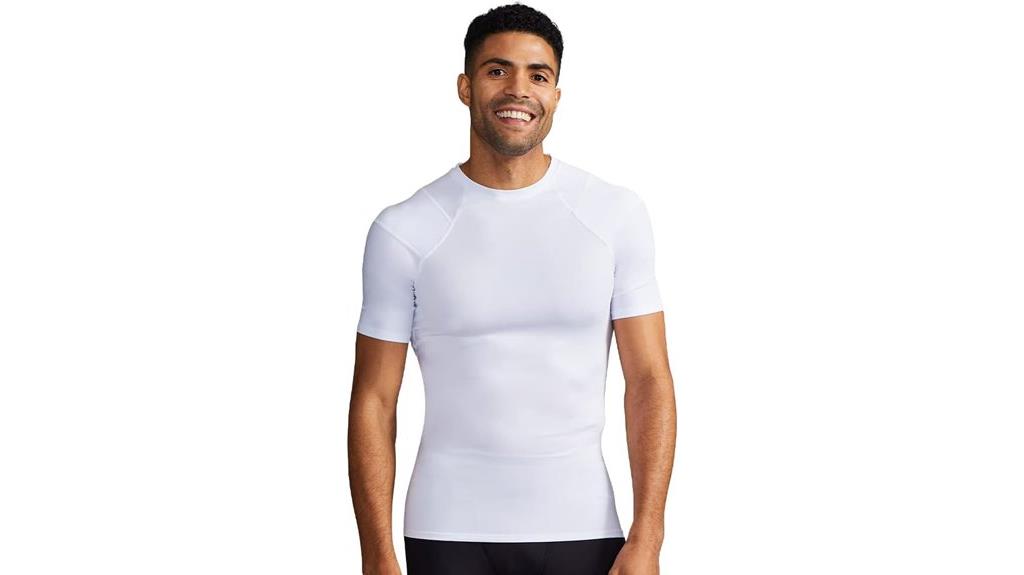 men s shoulder support shirt