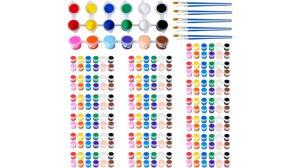 mini acrylic paint set