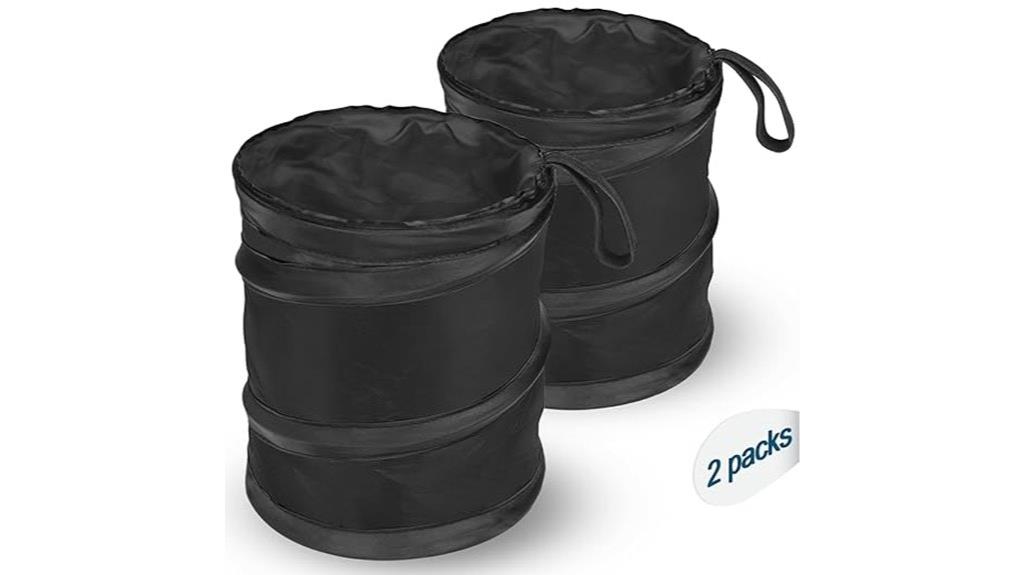 mini collapsible car trash cans