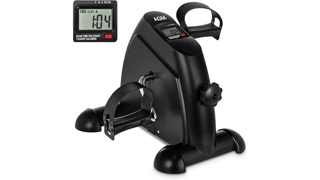 mini exercise bike lcd display