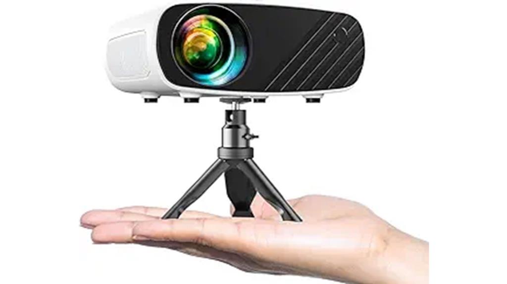 mini portable projector tripod