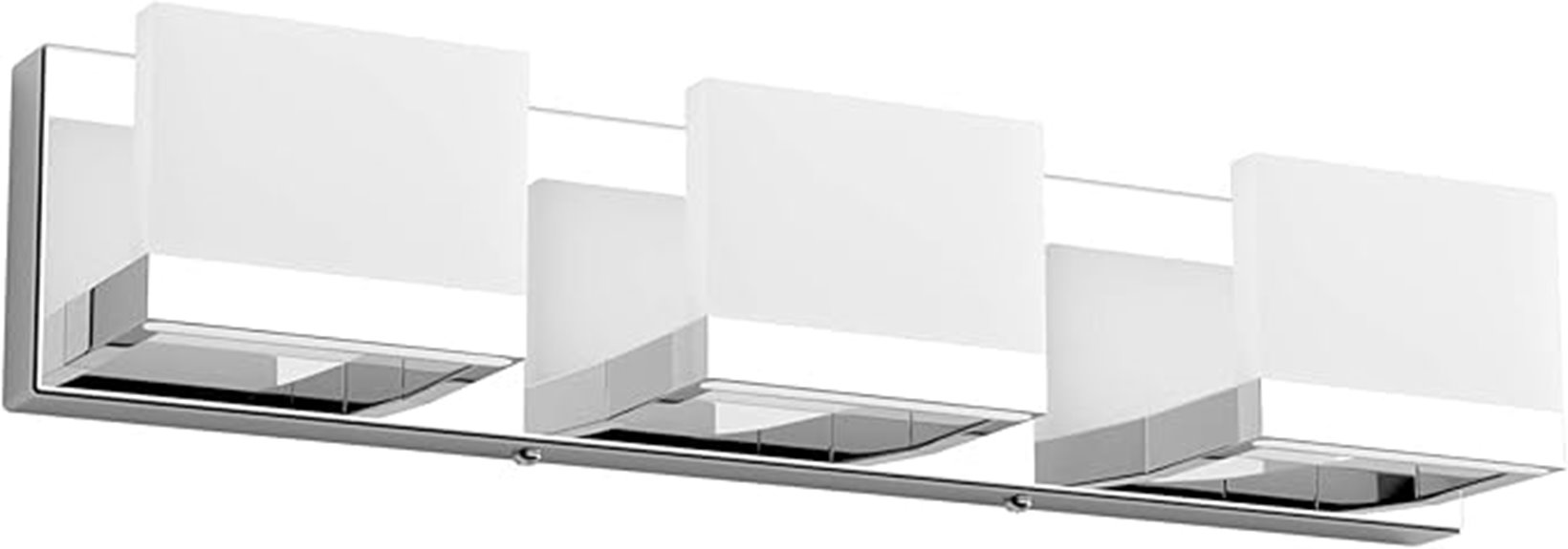 modern chrome bathroom light
