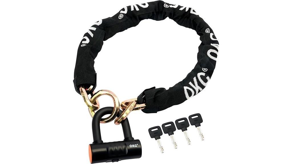 motorcycle chain lock