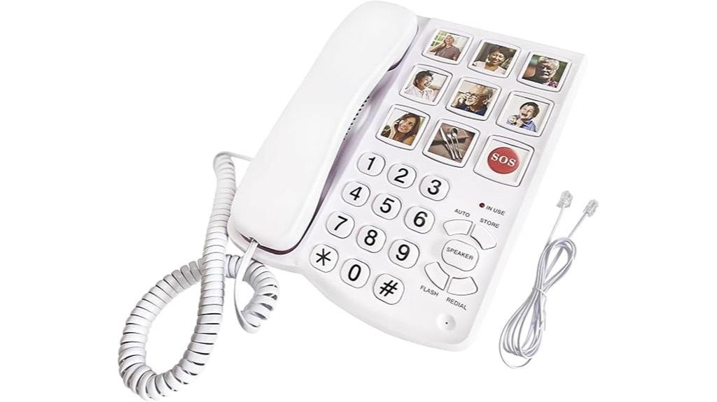 multi feature phone with photos