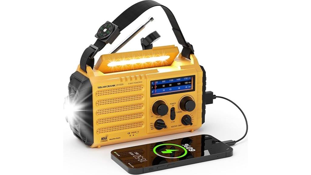 multi power emergency weather radio