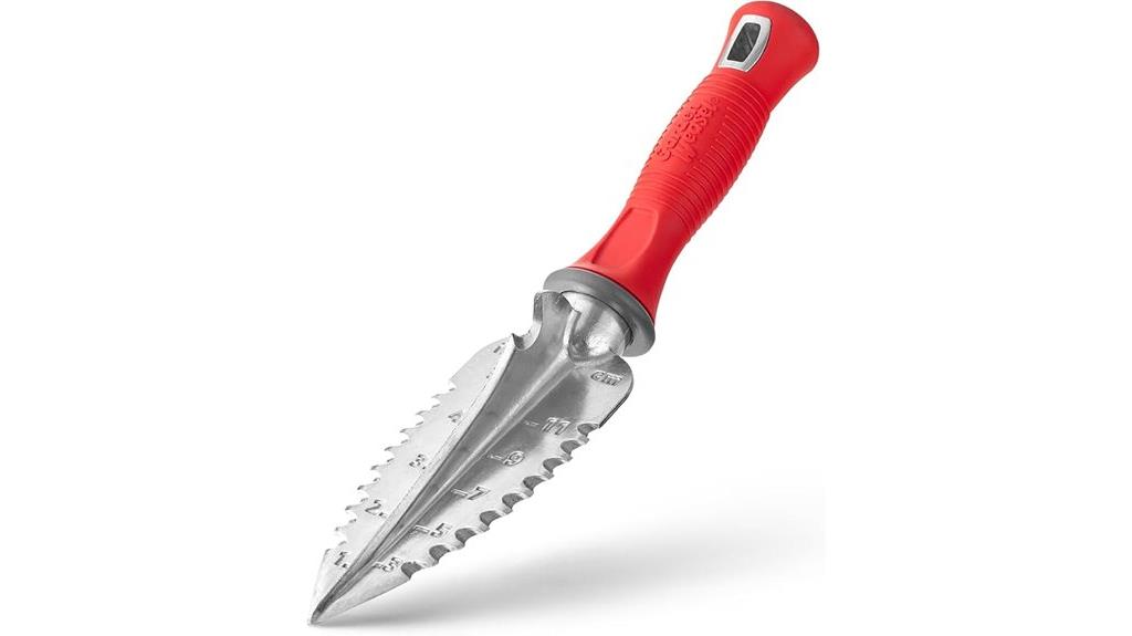 multi use garden transplanter tool