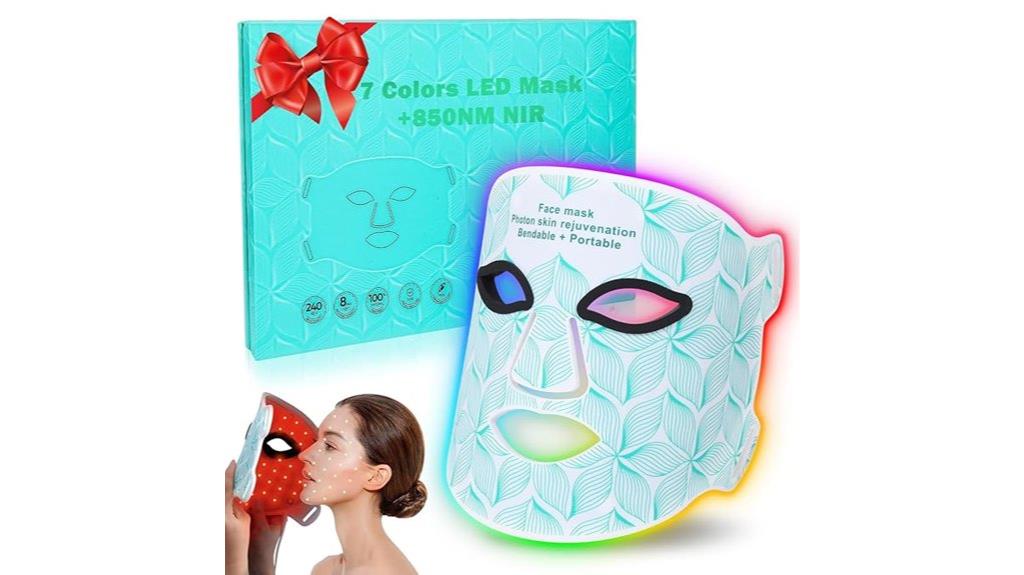 multicolor rechargeable skin mask