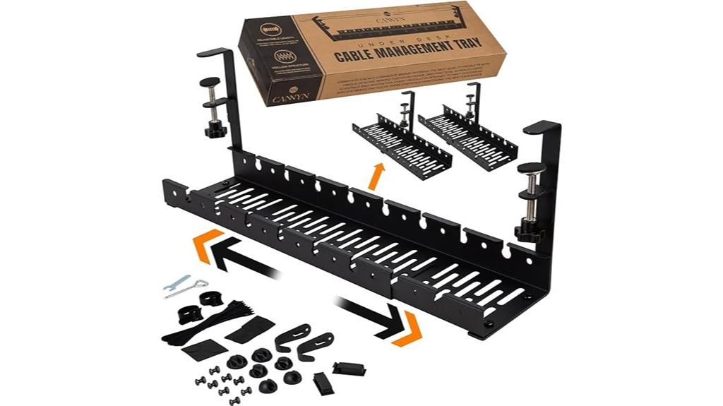 no drill cable tray