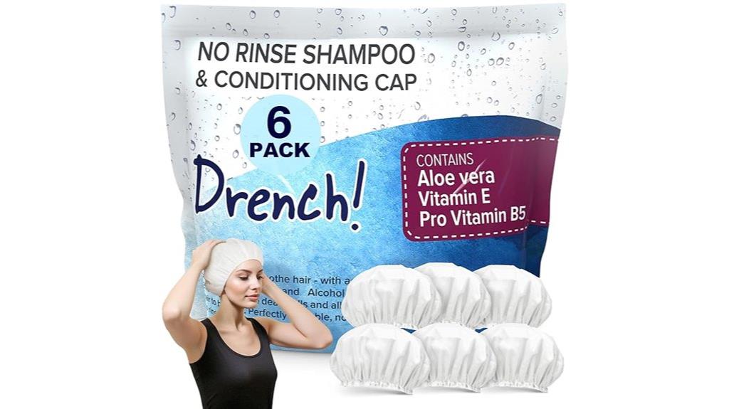 no water shampoo caps
