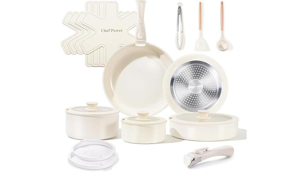 nonstick ceramic cookware set