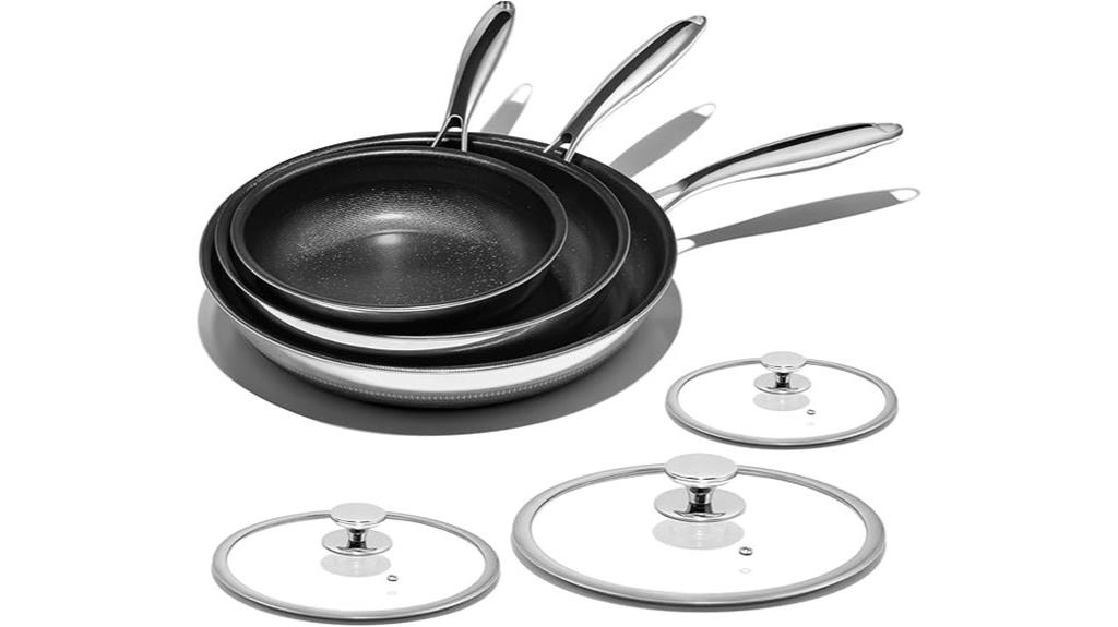 nonstick frying pan set