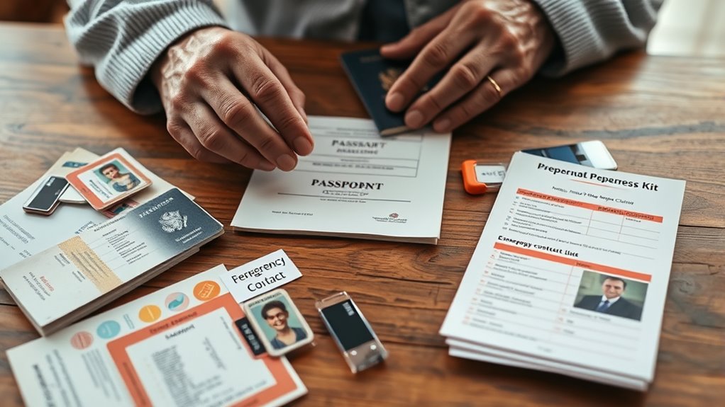 organize emergency document essentials