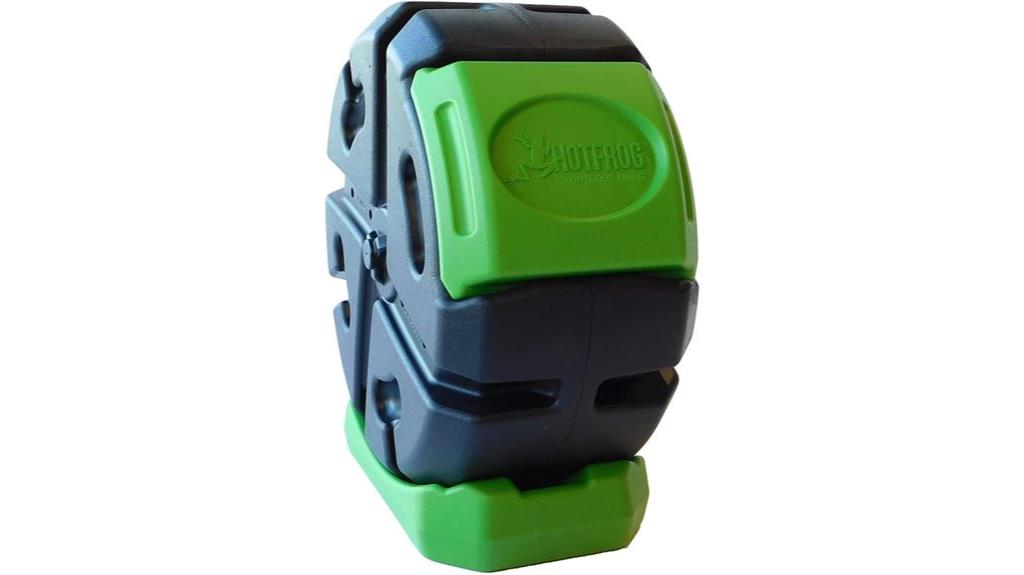 outdoor half size tumbling composter