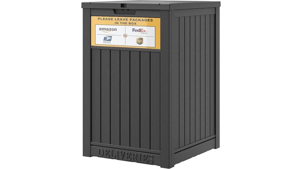 outdoor lockable package box