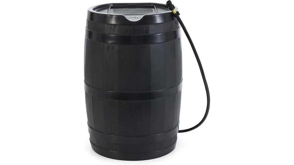 outdoor rainwater collection system