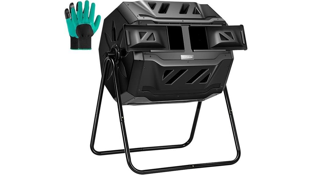 outdoor tumbling compost bin