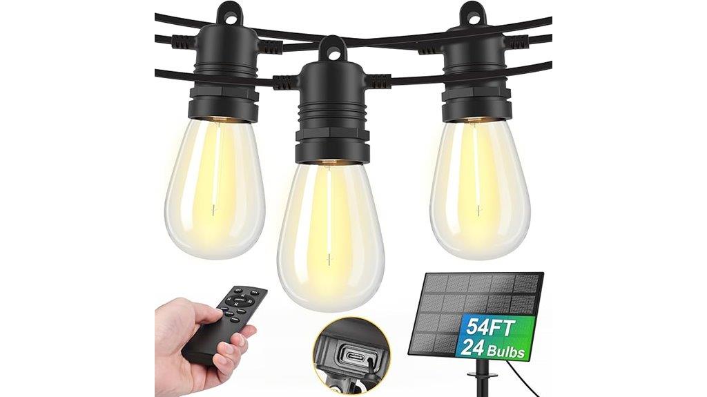 outdoor waterproof solar string