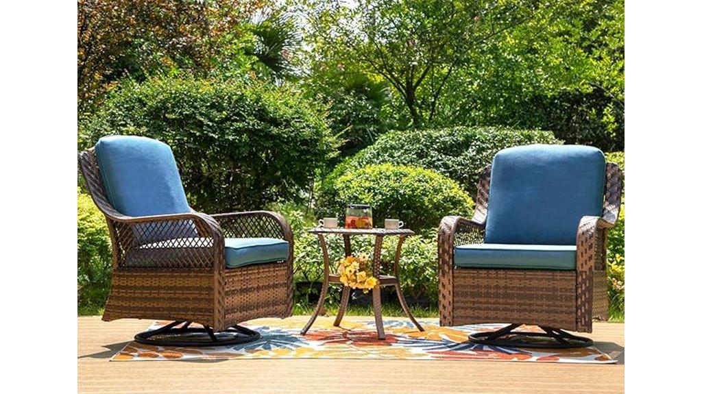 outdoor wicker furniture set