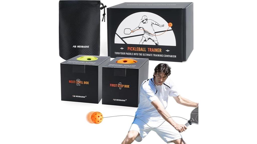 pickleball solo practice rebounder