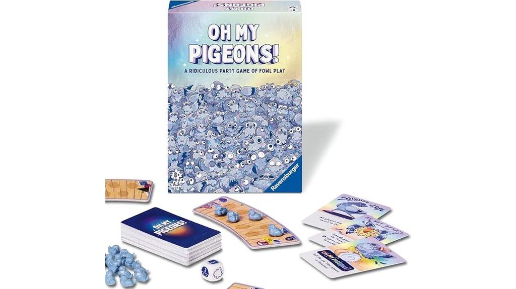 pigeon themed family board game