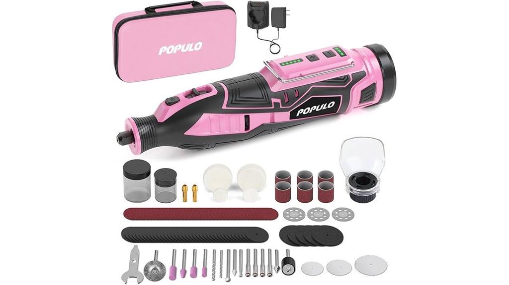 pink 12v rotary tool