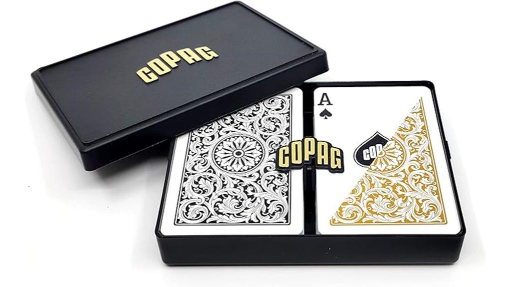 plastic bridge playing cards