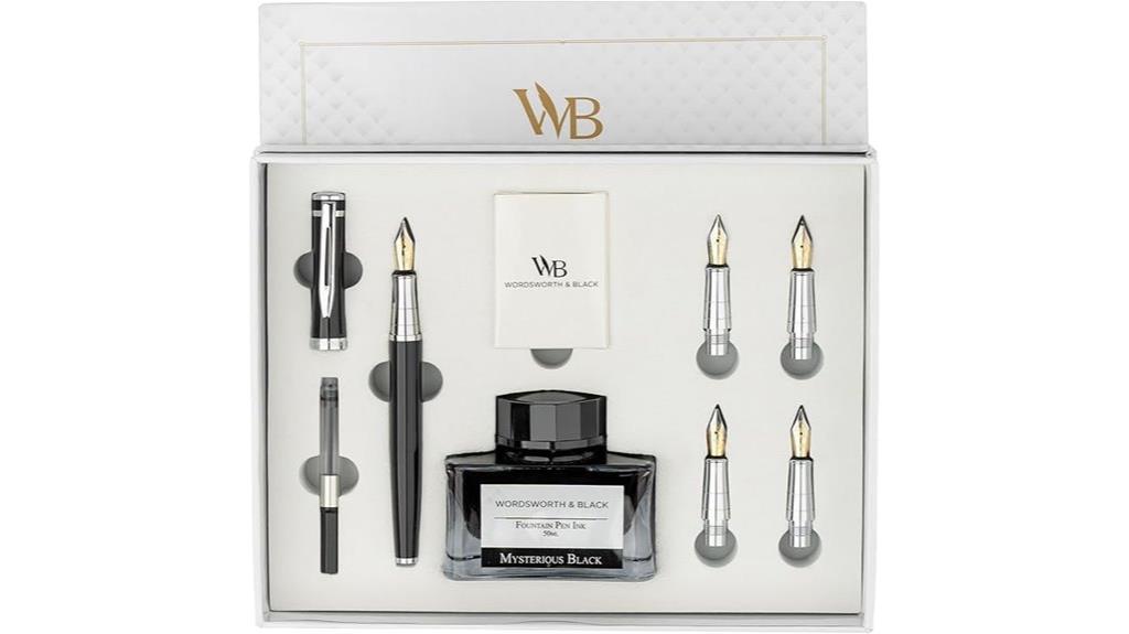 poetry themed pen gift set