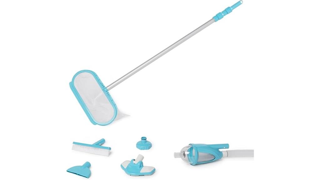 pool cleaning equipment set