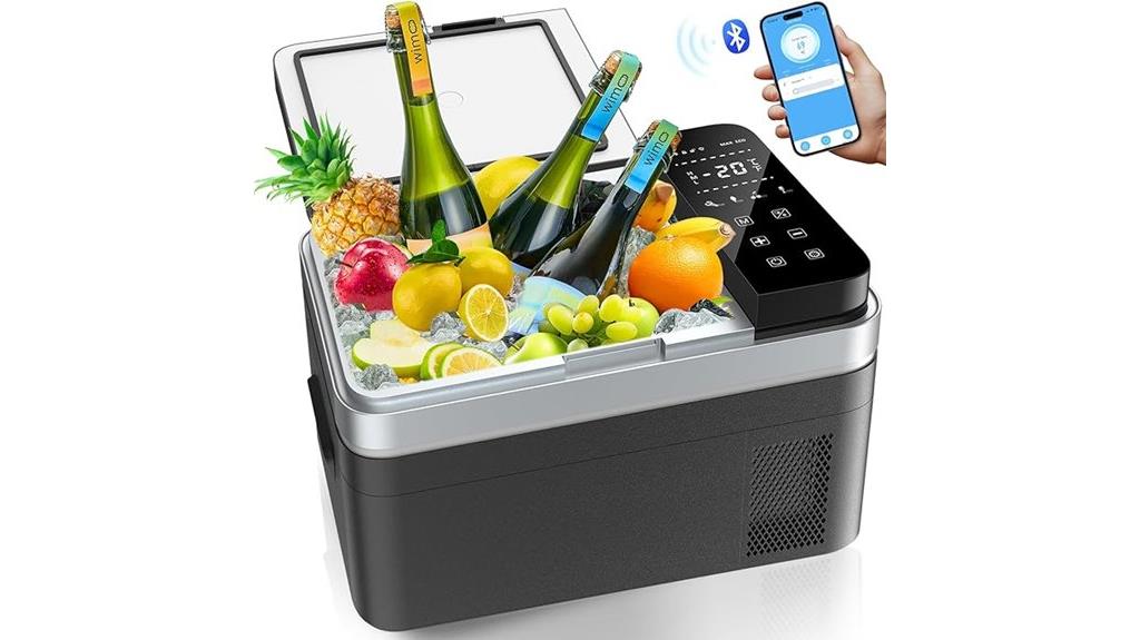 portable 12v fridge with app