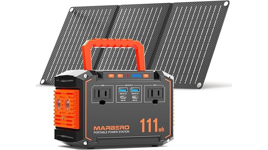 portable 150w solar generator