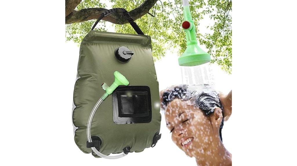 portable 20l camping shower